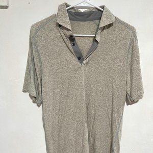 Lululemon Stretch Grey Polo
